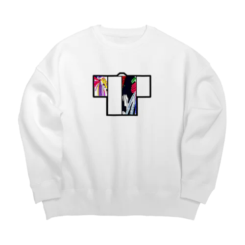 comical  Big Crew Neck Sweatshirt