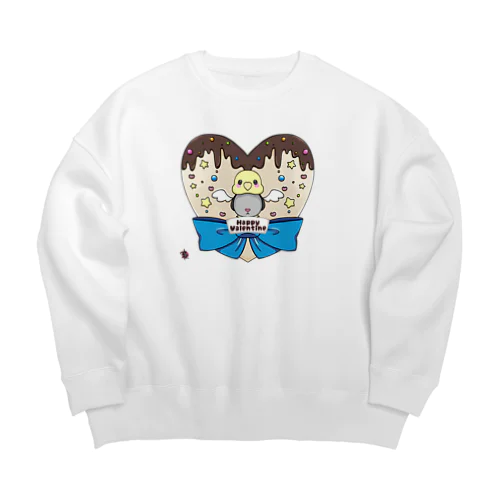 蛇蝎家バレンタイン灰ちゃん Big Crew Neck Sweatshirt