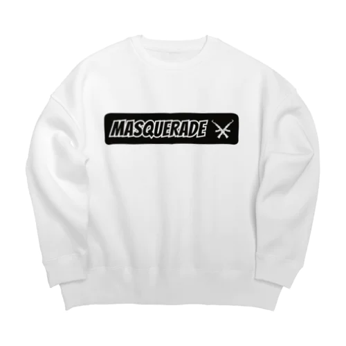 Masqueradeロゴテキスト Big Crew Neck Sweatshirt