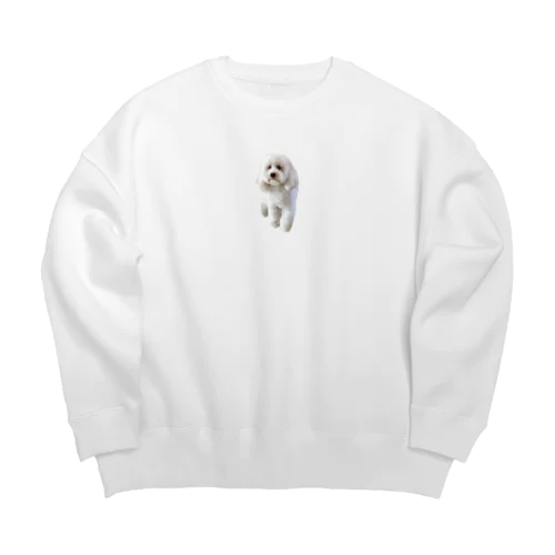 トリミングおしゃれ犬 Big Crew Neck Sweatshirt