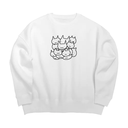 猫群 Big Crew Neck Sweatshirt