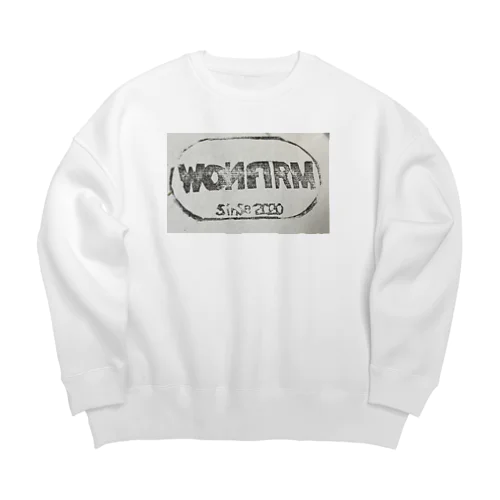 うぉんしょうかい ロゴ Big Crew Neck Sweatshirt