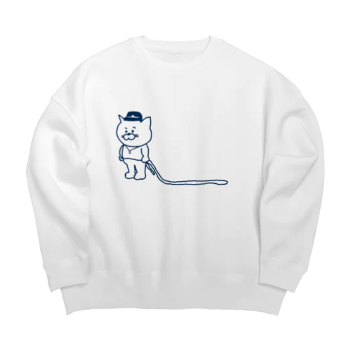 しゅっぱつしんこー Big Crew Neck Sweatshirt