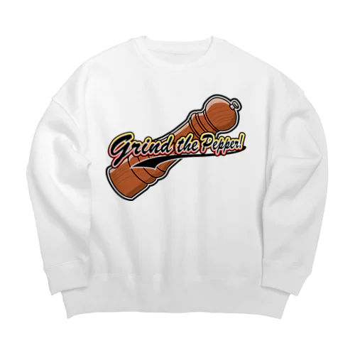 Grind the Pepper! ペッパーミル  Big Crew Neck Sweatshirt