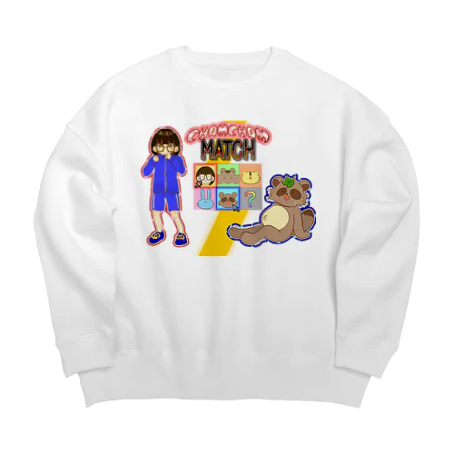 CHAMCHAMMATCH（カラー） Big Crew Neck Sweatshirt