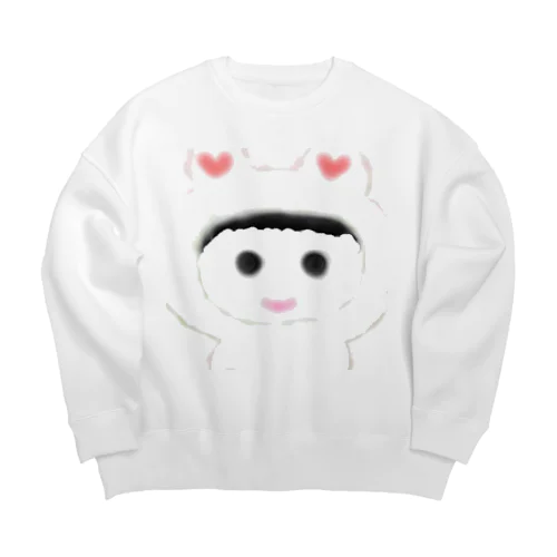 ポエムで抱きしめて（ポエ抱き） Big Crew Neck Sweatshirt