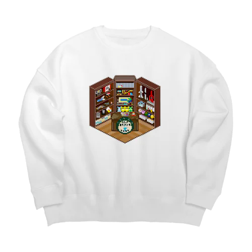 岡田斗司夫ゼミスタジオ風なピクセルルームTシャツ Big Crew Neck Sweatshirt