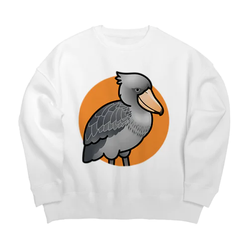 Chubby Bird ハシビロコウ Big Crew Neck Sweatshirt