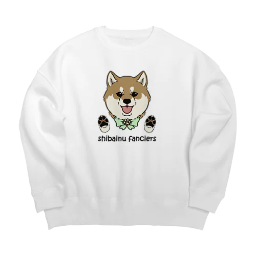 shiba-inu fanciers(赤柴) Big Crew Neck Sweatshirt