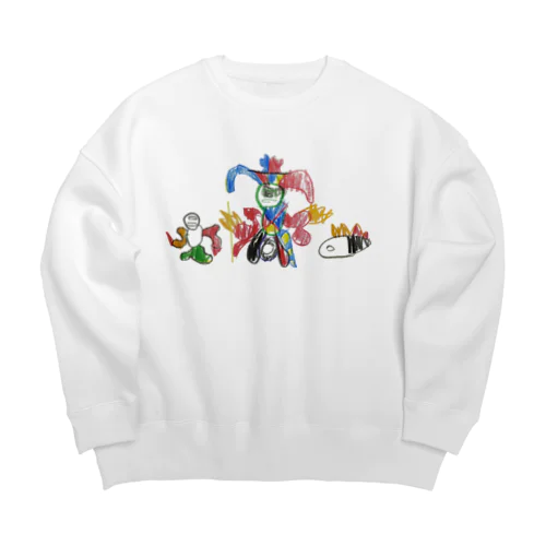 伝説モンスターズ　～ピエロと仲間たち～ Big Crew Neck Sweatshirt