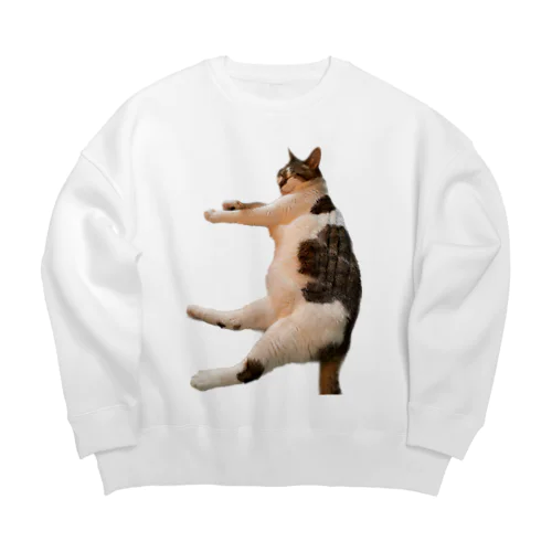 ぷよんぷよんコロン猫 Big Crew Neck Sweatshirt