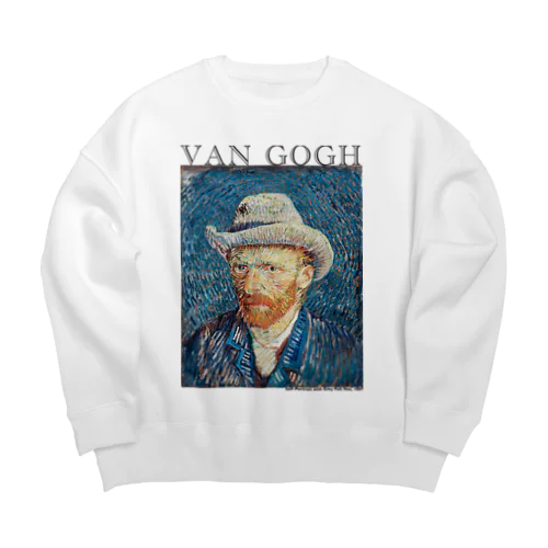 ゴッホ　灰色のフェルト帽の自画像　Vincent van Gogh  ビッグシルエットスウェット