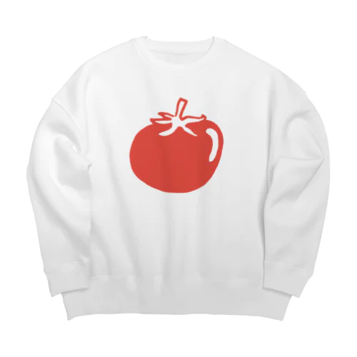 tomato Big Crew Neck Sweatshirt