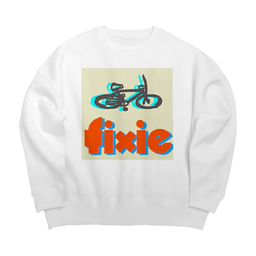 fixie Big Crew Neck Sweatshirt