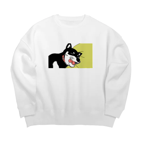 柴犬の日常（寝） Big Crew Neck Sweatshirt