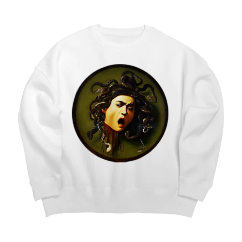 メドゥーサ　カラヴァッジオ　Caravaggio / Medusa Big Crew Neck Sweatshirt