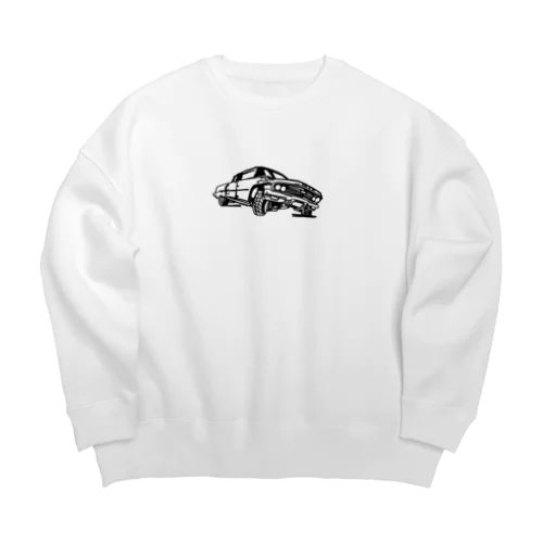 アメ車 Big Crew Neck Sweatshirt