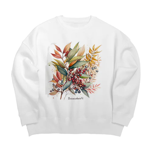 ナンテン/南天 Big Crew Neck Sweatshirt