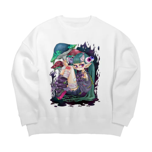 ドクドクちゃん Big Crew Neck Sweatshirt