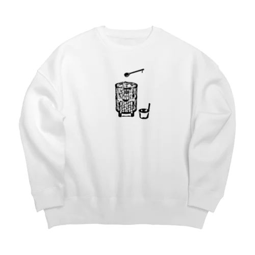 和ロウリュ Big Crew Neck Sweatshirt