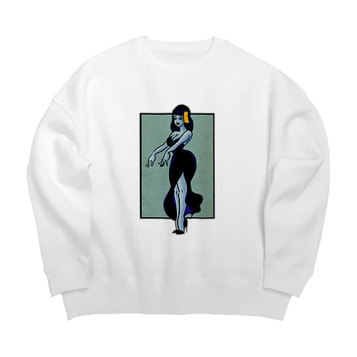 キョンシーギャル Big Crew Neck Sweatshirt