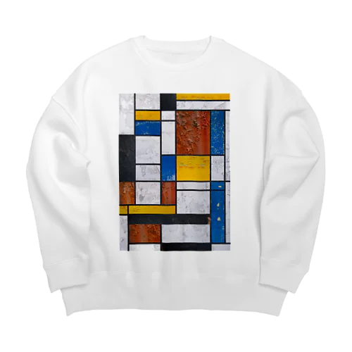 廃・コンポジション Big Crew Neck Sweatshirt