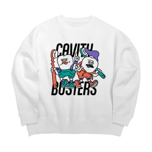 CAVITY BUSTERS Big Crew Neck Sweatshirt