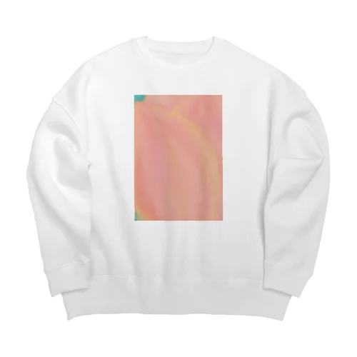 チューリップの花びら Big Crew Neck Sweatshirt