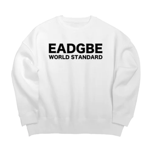 EADGBE スタンダードチューニングスウェット ビッグシルエットスウェット