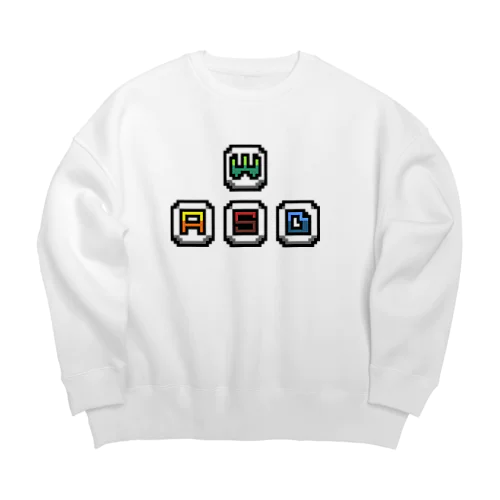 M9 WASD Sweat Big Crew Neck Sweatshirt