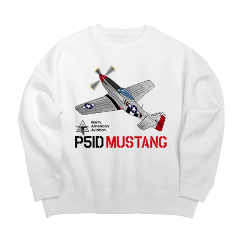 P51D MUSTANG（マスタング）２ Big Crew Neck Sweatshirt