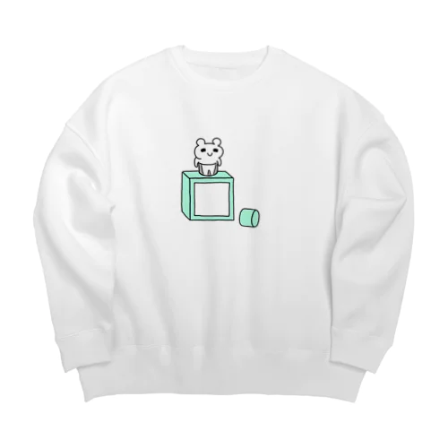 ぴったり感を楽しむ Big Crew Neck Sweatshirt