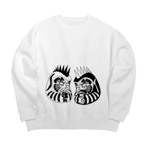 モヒカン達磨 Big Crew Neck Sweatshirt