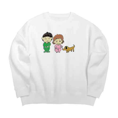 ピースフル Big Crew Neck Sweatshirt