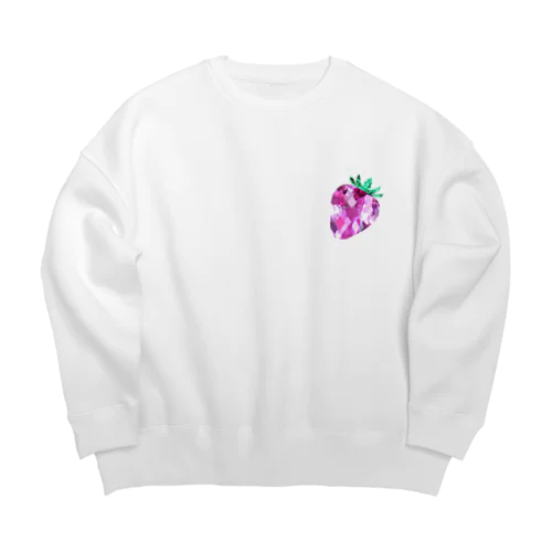 苺の宝石 Big Crew Neck Sweatshirt