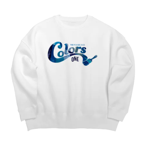 THE FOCUS 2023 "Colors one" Big Crew Neck Sweatshirt
