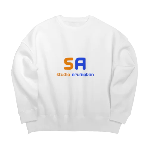 studio　arumakan ガススタンド Big Crew Neck Sweatshirt