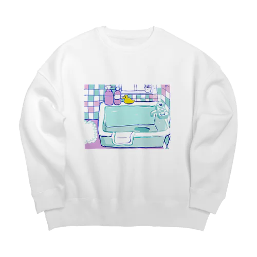 バスルーム Big Crew Neck Sweatshirt