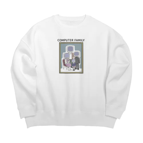 コンピューターファミリー Big Crew Neck Sweatshirt