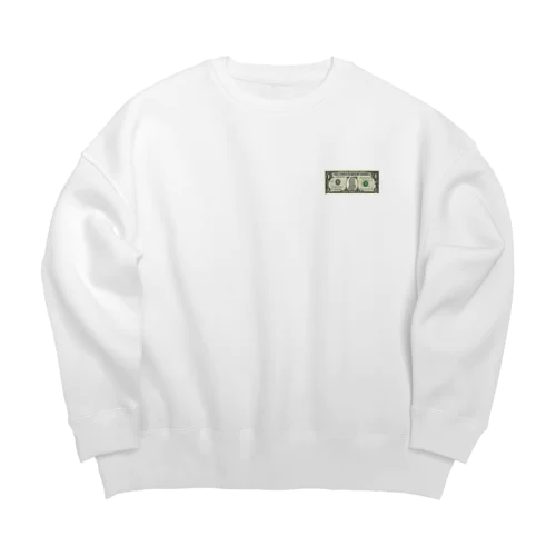 Monalisamoney Big Crew Neck Sweatshirt