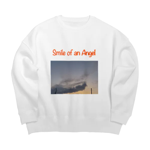 Smile of an Angel Big Crew Neck Sweatshirt