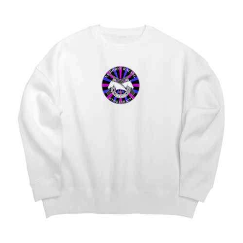 NS×ルメルック×うまブラックコラボ Big Crew Neck Sweatshirt