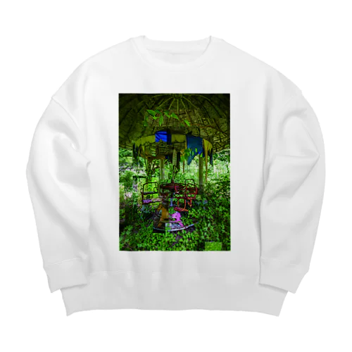 メリーゴラウンド：エラー Big Crew Neck Sweatshirt