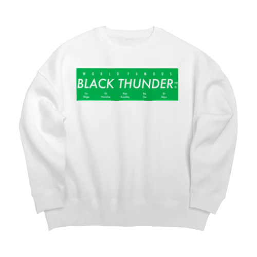 BLACK THUNDER Big Crew Neck Sweatshirt