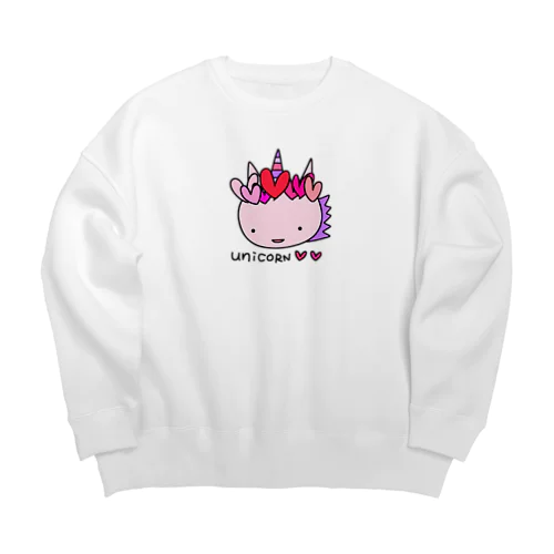 お嫁ユニコーン Big Crew Neck Sweatshirt