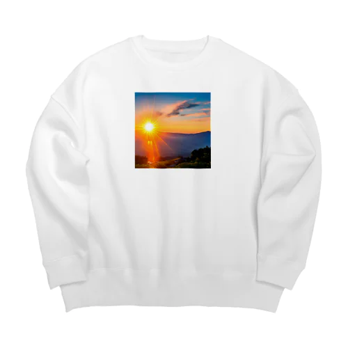 Japan Great Sunrising Big Crew Neck Sweatshirt