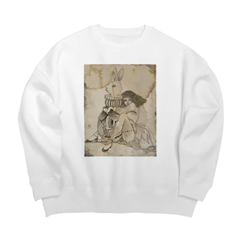 クイーンアリス Big Crew Neck Sweatshirt