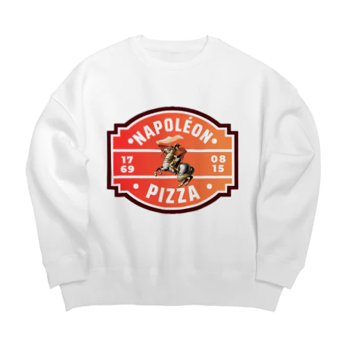 Napoléon pizza Big Crew Neck Sweatshirt