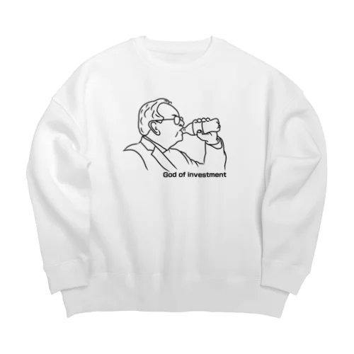 投資の神様（がいると仮定したら） Big Crew Neck Sweatshirt