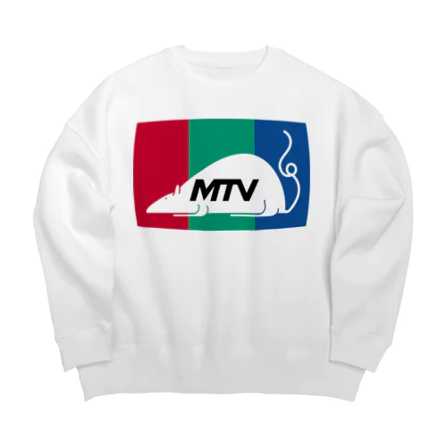 マウステレビ Big Crew Neck Sweatshirt